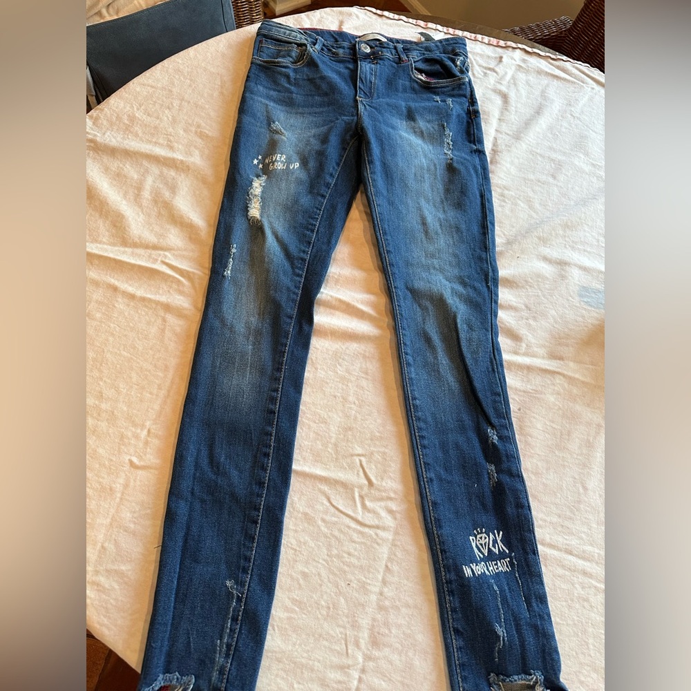 Girls Zara skinny jeans. Size 13/14.